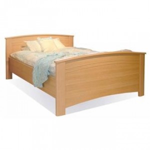 łóżko z drewna bukowego